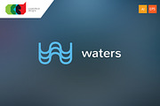 Waters - Logo Template + Free BC