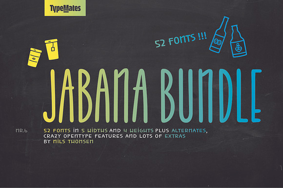 Jabana – 52 Fonts Bundle in Display Fonts - product preview 5
