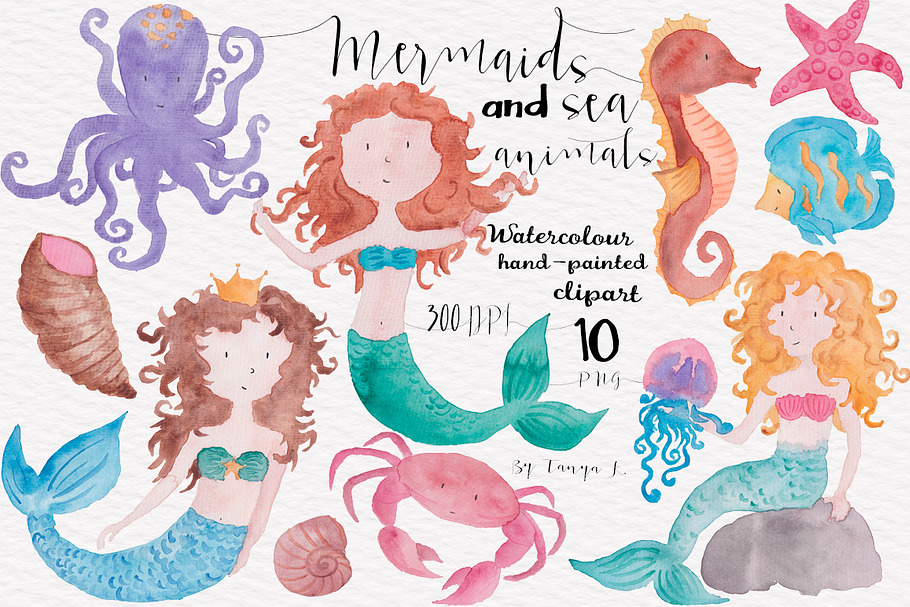 Watercolor Nautical Collection in Illustrations - product preview 8