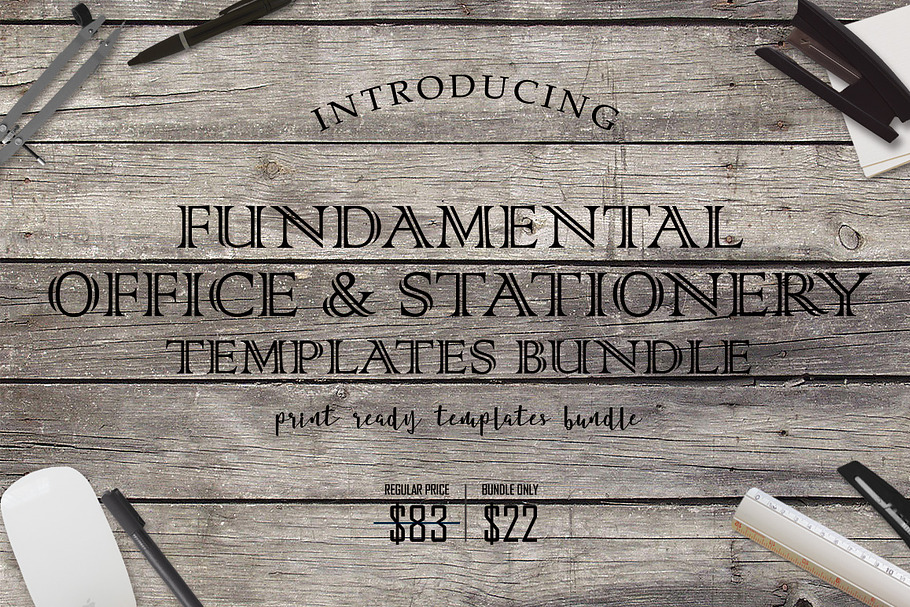Fundamental Stationery Bundle in Stationery Templates - product preview 8