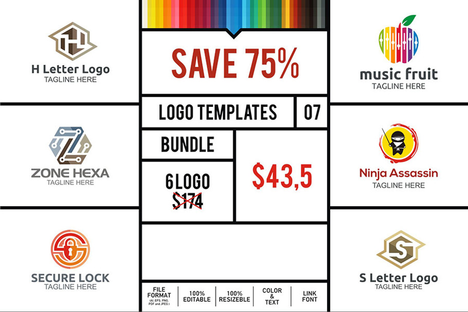 Logo Bundle #7 in Logo Templates - product preview 8