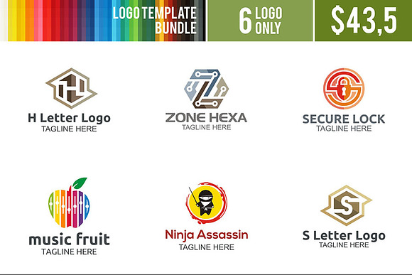 Logo Bundle #7 in Logo Templates - product preview 1