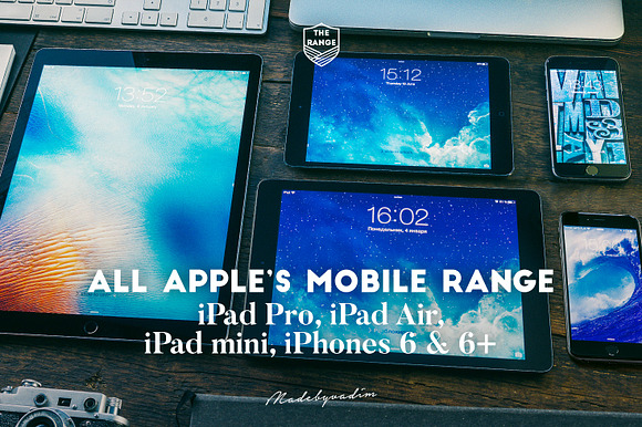 The Range-100 Apple idevices mockups in Mobile & Web Mockups - product preview 3