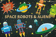 Space Aliens and Robots