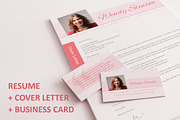 Resume + Cover Letter + B. Card