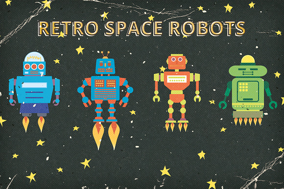 Space Aliens and Robots in Illustrations - product preview 2