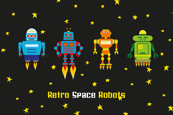 Space Aliens and Robots in Illustrations - product preview 4