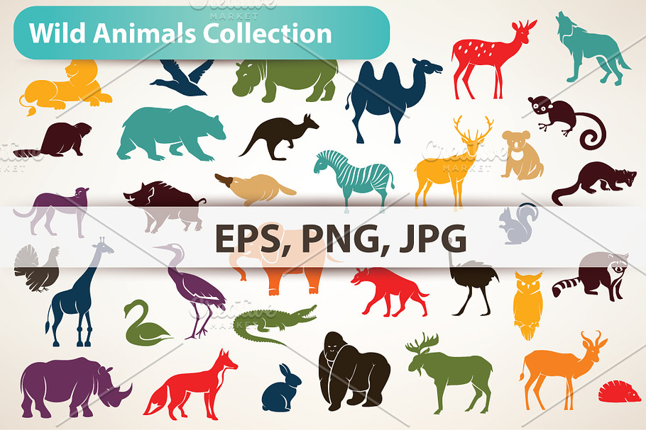  Big Collection of  Wild Animals in Animal Icons - product preview 8