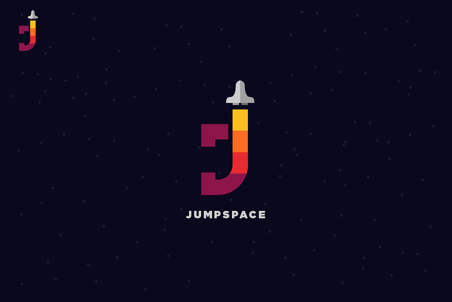 JumpSpace - Letter J Logo in Logo Templates - product preview 8