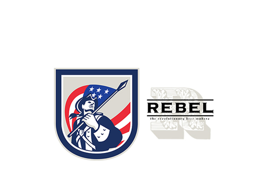 American Rebel Beer Makers Logo | Creative Daddy