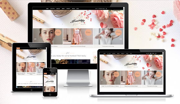 Beauteous Blogger Template in Website Templates - product preview 2