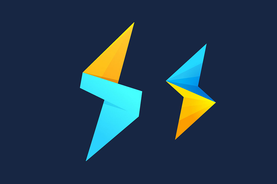 Lightning and S letter logo in Logo Icons - product preview 8