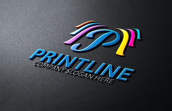 Printline / P Letter Logo in Logo Templates - product preview 2