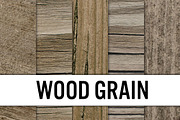 Wood Grain Digital Paper - 5 Pack
