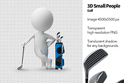 3D Small People - Golf