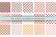 15 retro Seamless patterns V.5