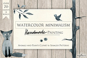 Watercolor "Minimalism" Set