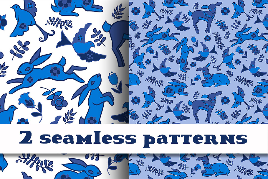 Woodland seamless pattern. in Patterns - product preview 8