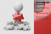 3D Small People - Found Puzzle