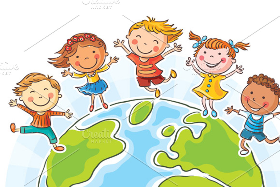 Kids Round the Globe in Illustrations - product preview 8