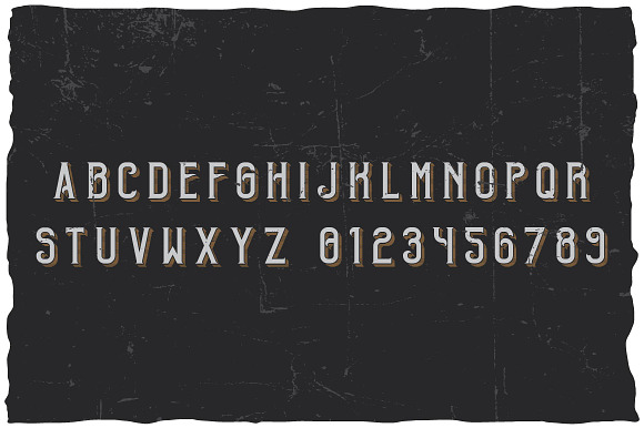 Vintage Darkness Label Font in Display Fonts - product preview 2