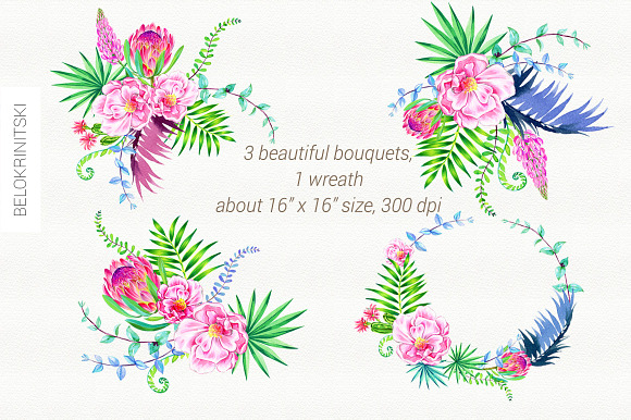 Morning Bouquets in Illustrations - product preview 1