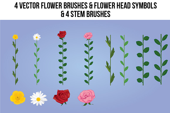 Flower Kit in Photoshop Brushes - product preview 1