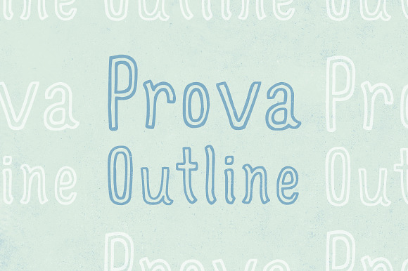 Prova Outline in Display Fonts - product preview 2