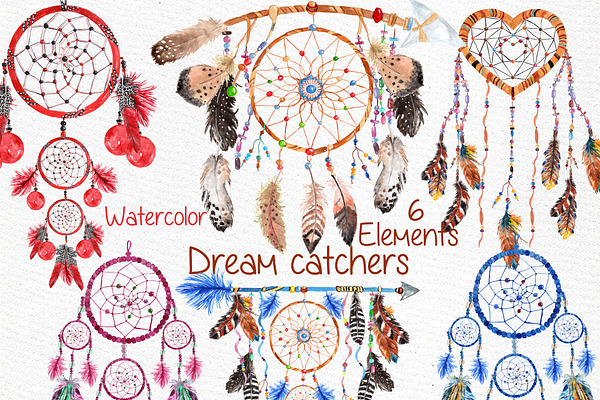 Dreamcatchers, Tribal clip art