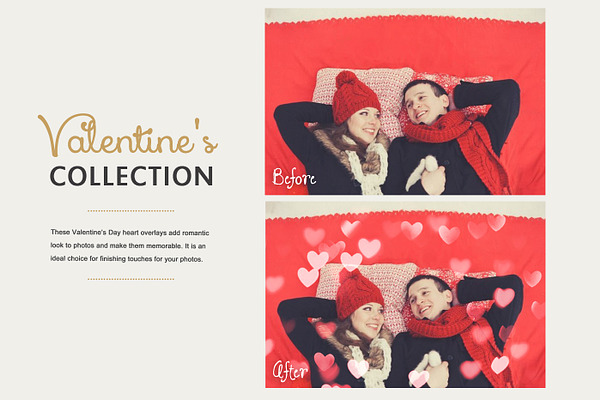Valentine's Day Photoshop Overlays