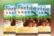Fertile Ground Flyer Poster PSD