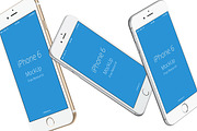 iPhone 6s mockups transparent