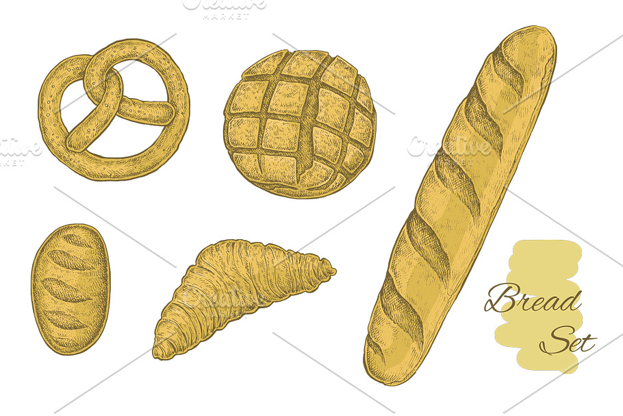 Bakery Set. Vector in Objects - product preview 8