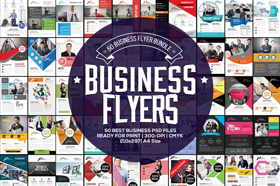 50 Business Flyers Bundle