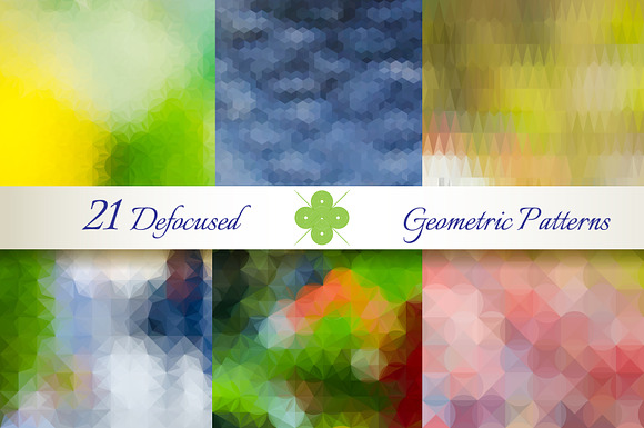 21 Defocused Geometric Patterns in Patterns - product preview 1