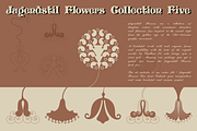 Jugendstil Flowers Collection Five