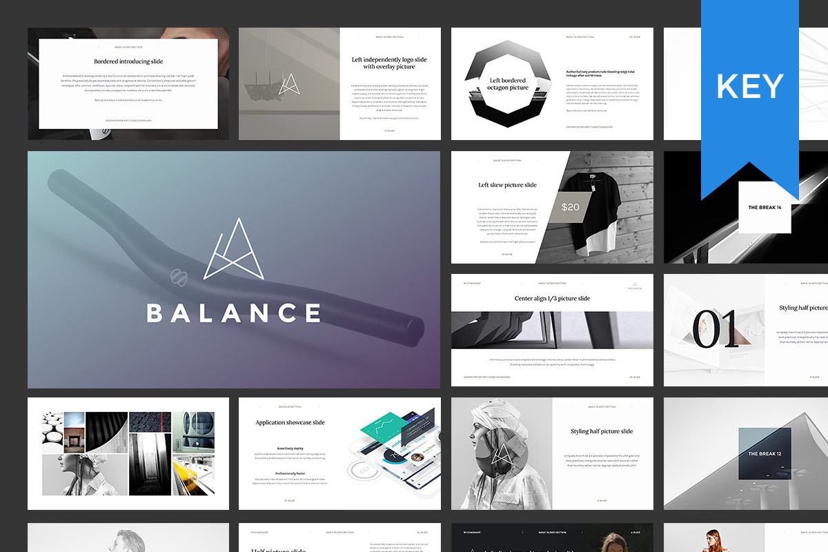 Balance Keynote Presentation in Keynote Templates - product preview 8