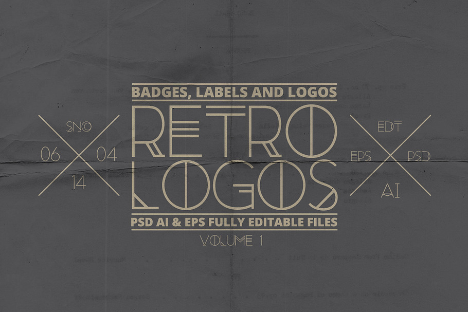 Retro Badges, Labels & Logos