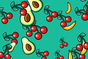 Stylish fruit background