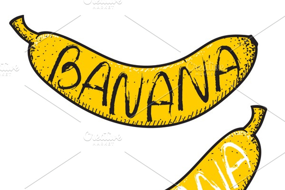 Set of 2 bananas in Objects - product preview 8