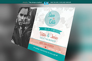 Save the Date Postcard Template