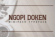 Ngopi-Doken Minipack Typeface