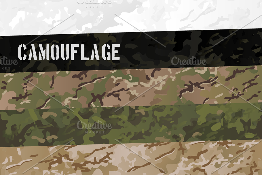 Military Camouflage Patterns Sets in Patterns - product preview 8