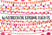 Watercolor String Lights