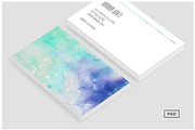 Watercolor Styled Business Card V1