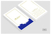 Elegant Painted Business Card