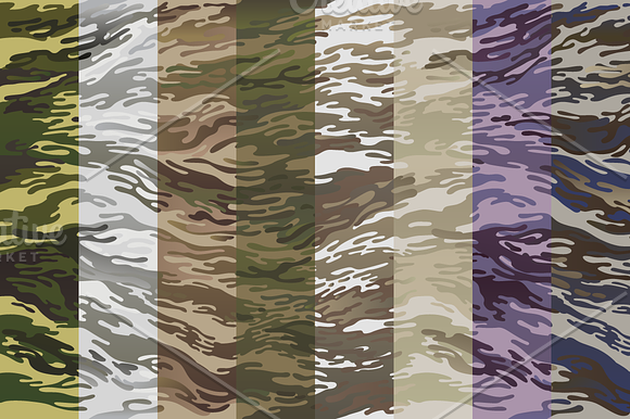 Military Camouflage Patterns Sets in Patterns - product preview 1