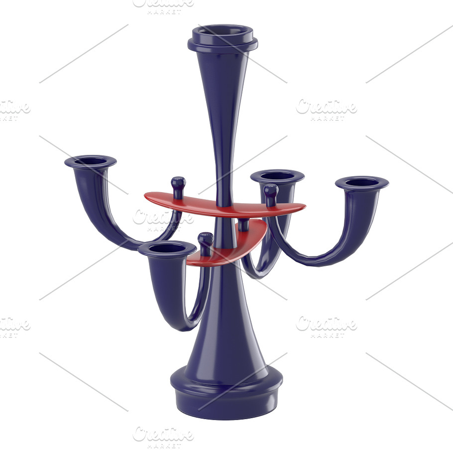Modern bending candleholder in Furniture - product preview 6