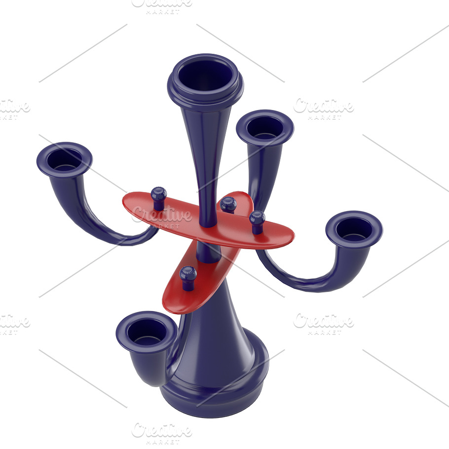 Modern bending candleholder in Furniture - product preview 7