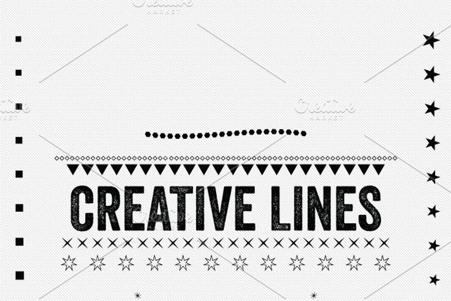 322 Creative Lines Custom Designed Graphic Objects Creative Market